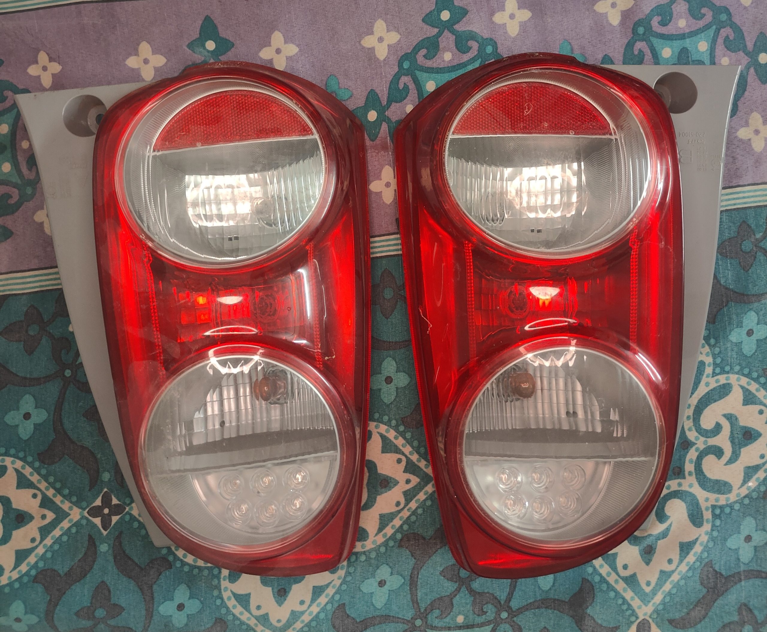 Toyota Passo Back Light Set Complete Pair | Left & Right Rear Tail Lamps | Used Original Condition