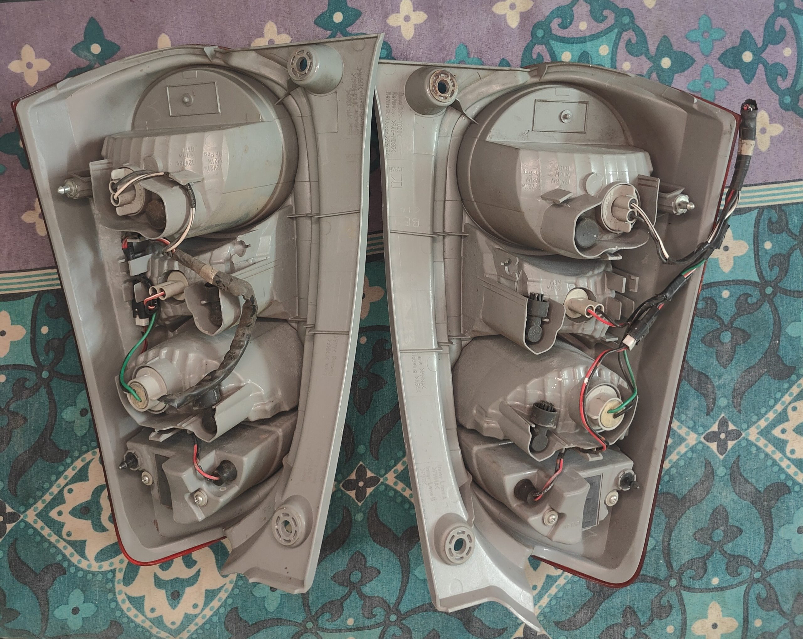 Toyota Passo Back Light Set Complete Pair | Left & Right Rear Tail Lamps | Used Original Condition - Image 2
